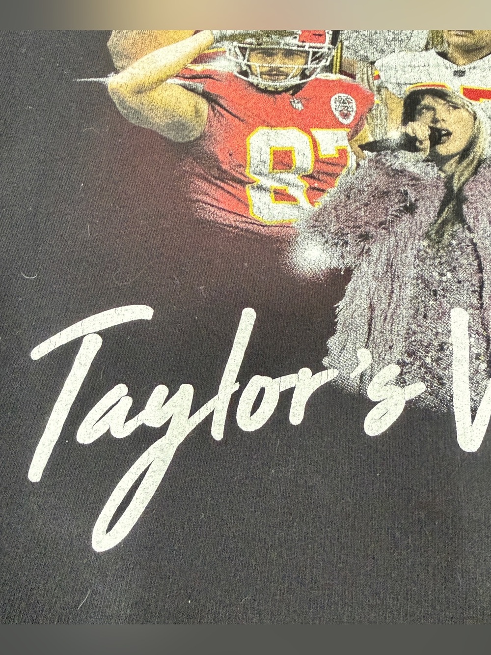 Red Zone Taylor’s Version XL Black Sweatshirt Kansas City Bellboy Swift Merch - Picture 6 of 12